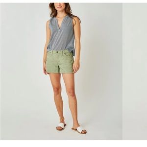 Carve Designs 4” short in Olive NWT